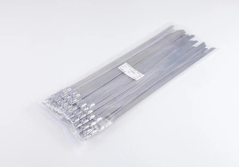 Hrya Factory Directly Provide High Quality Stainless Steel Zip Ties 4.6*300mm SS304 Stainless Steel Cable Ties Raw Material