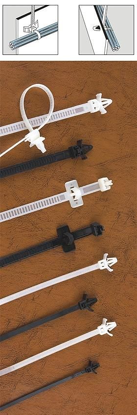 Push Mounts Ties (Natural, UV Black)