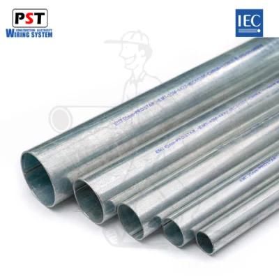 UL Standard EMT Pipes Electrical Steel Tubes