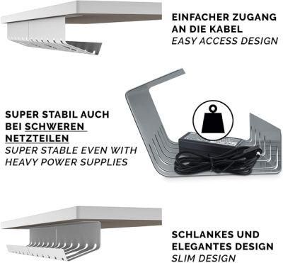 19 Inch 2u Cable Manager 12 Port Metal Duct with Cover Metal Plate