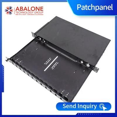 Abalone Factory Supply 24 48 72 96 144 288 Port High Density Patch Panel for Fiber Convertor Fiber Optical Equipment