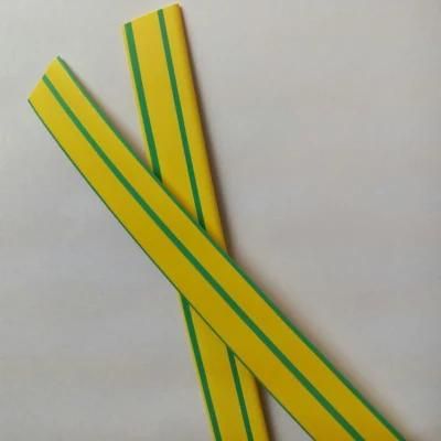 Self-Extinguishing Yellow &amp; Green Dual Color Polyolefin Heat Shrinking Tube