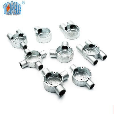BS4568 Conduit Fittings of Malleable Iron Circular Junction Box
