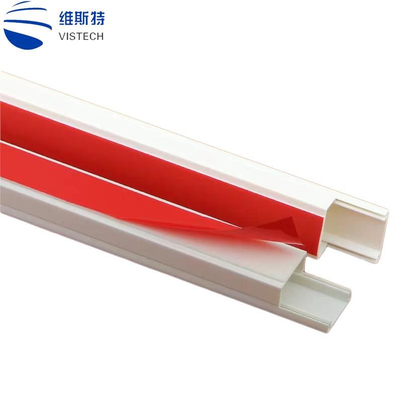 PVC Electrical Cable Wiring Trunking Duct with Sticker