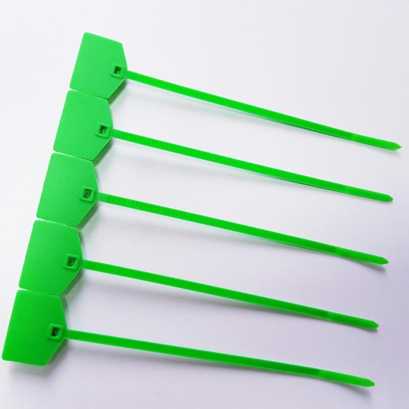 Garment Hang Tag Plastic Zip Lock Ties with Numbers