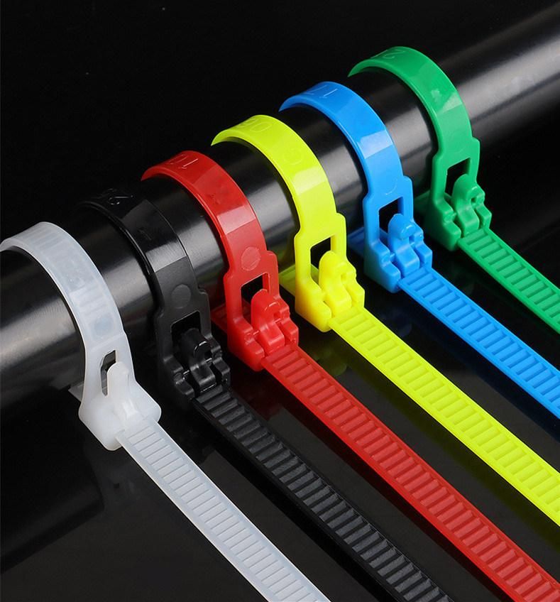 94V2 100PCS/Bag Releasble Nylon Cable Tie with ISO