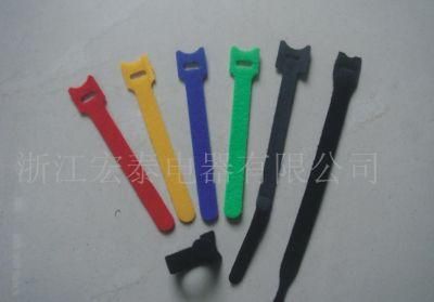 Customized Colorized T Shape Hook Loop Cable Tie