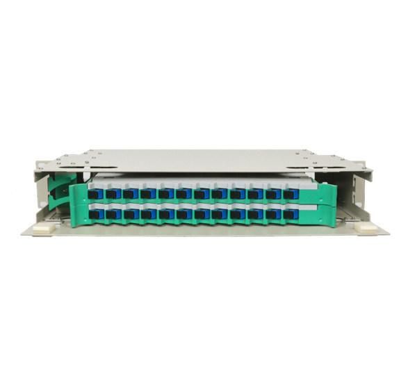 19 Inch 24 Cores ODF Fiber Optic Distribution Frame