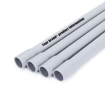 Belled Grey Medium Duty Rigid PVC Conduit Pipe