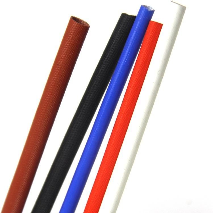 Silicone Fiberglass Flexible Insulating Braided Hollow Tube