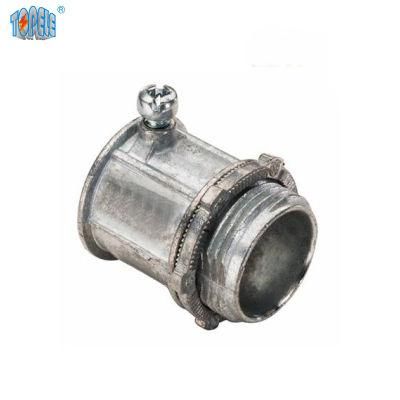 Galvanized Steel Pipe Fitting EMT Set Screw Connector with UL