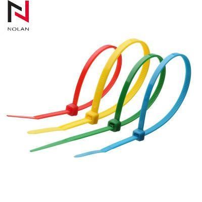 Plastic Nylon 66 Cable Ties 4X250 mm Black Zip Tie Colored Nylon Cable Tie