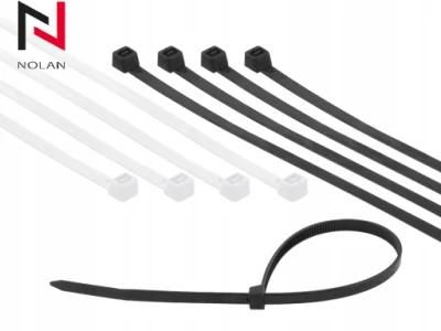 Plastic PA66 Soft Cable Zip Ties Multi Color Self-Locking Flexible Rubber Nylon Cable Tie