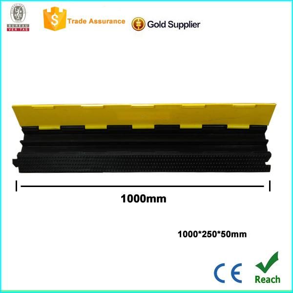 Two Channel Rubber Cable Protector Bridge with CE