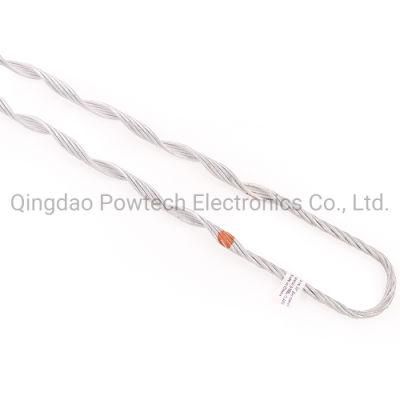 Solid Conductor Type and Aluminum Clad Steel Conductor Material Preformed Guy Grip