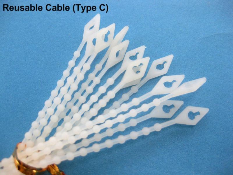 Reusable PA66 Nylon Cable Tie for Commodity Use