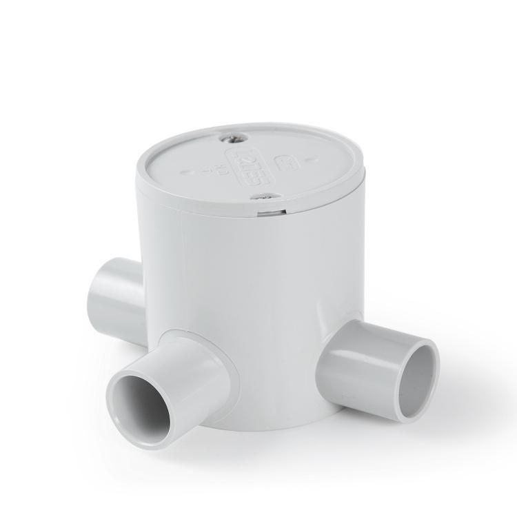 Plastic Electrical PVC Junction Box 4 Ways 20mm & 25mm
