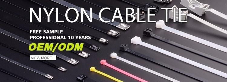 China Approved Different Sizes Plastic Nylon Cable Tie 300mm*4.8mm