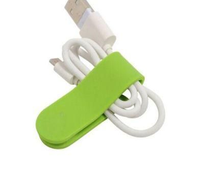 Data Cable Holder Silicone Gel Magnet Coil Earphone Clip