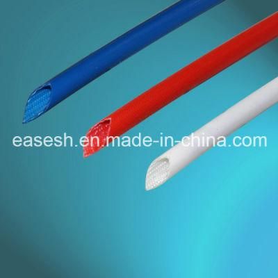 Manufacture Fiberglass and Silicone Rubber Cable Braided Sleeving