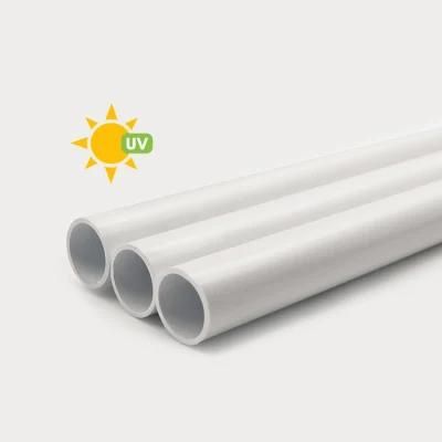 Heavy Duty Grey Color Plastic Solar Conduit in Attic