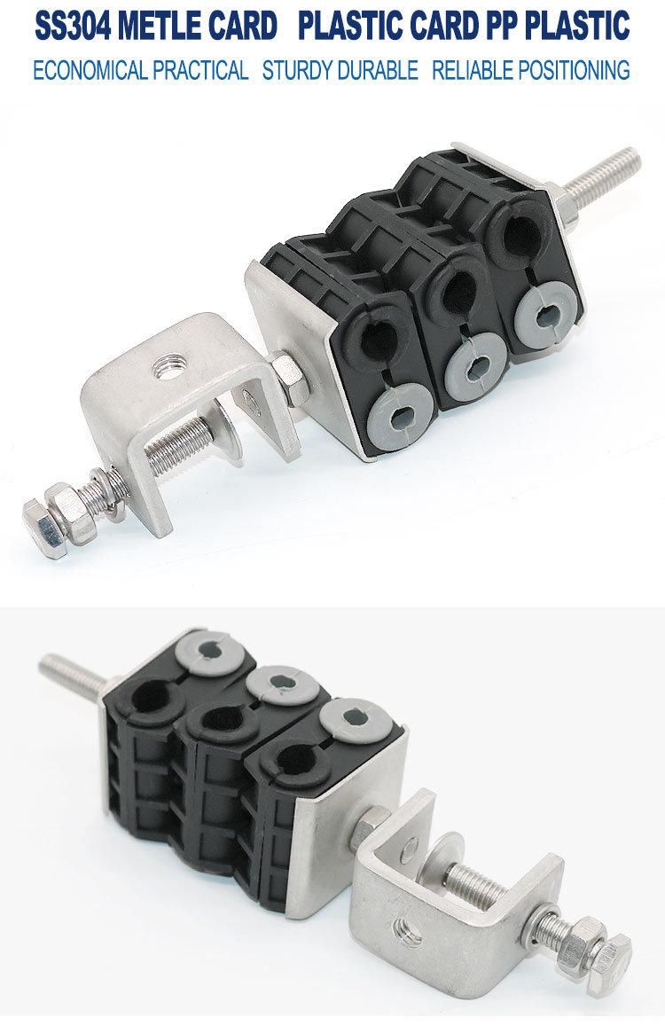 Stainless Steel Feeder Cable Clamp for Cell Tower