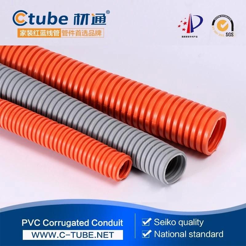 AS/NZS 2053 25mm Heavy Duty Orange PVC Corugated Conduit