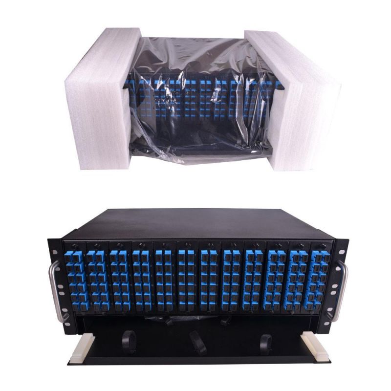 2u 96 Core Sliding Optical Patch Panel with Sc/Upc