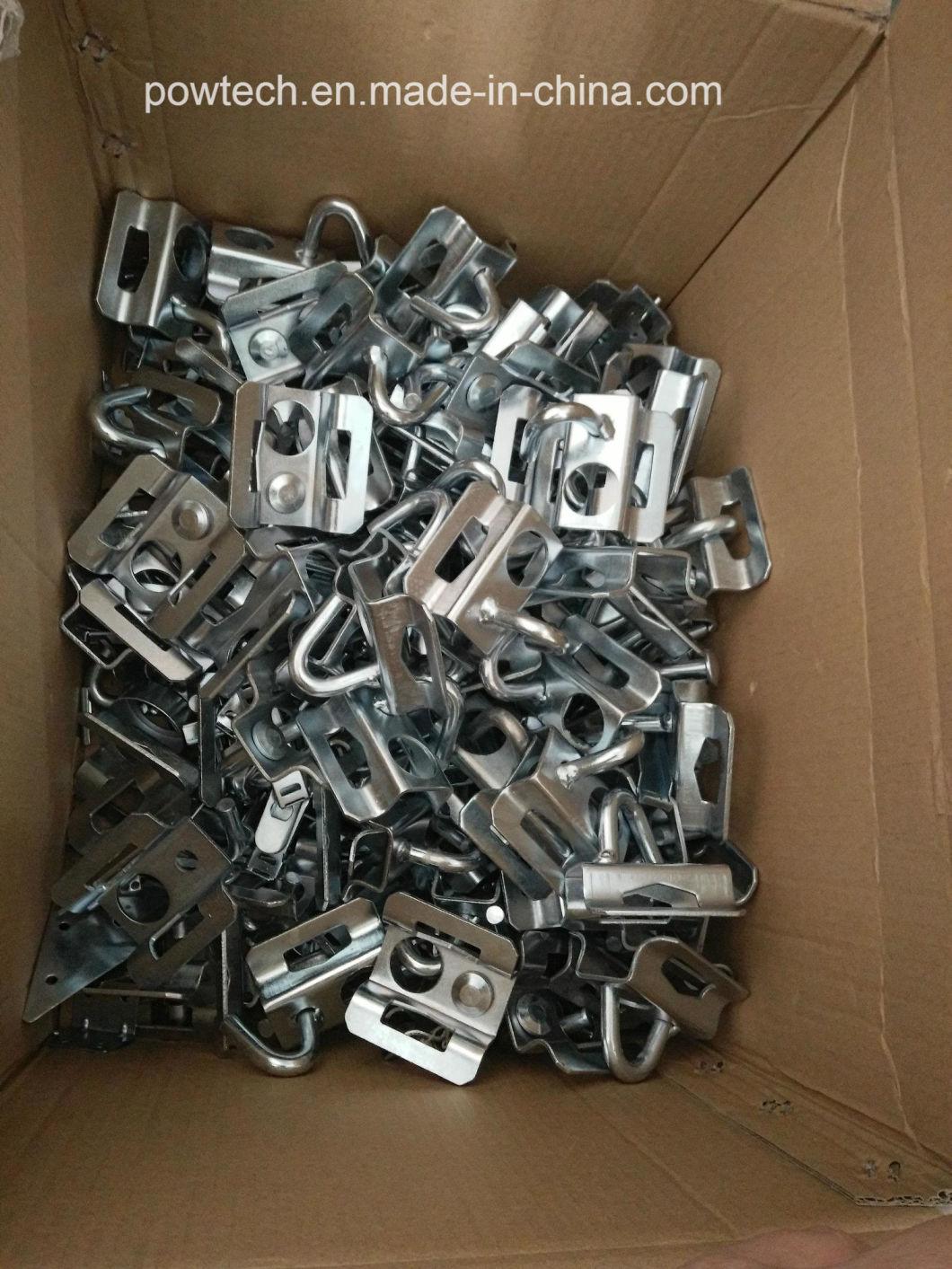 Galvanized Steel Telecom Drop Wire Clamp FTTH Fitting