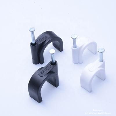 Plastic Screw Nylon Round Multi Cable Clips