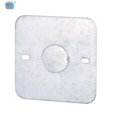 Hot Selling 4*4 Square Galvanized Steel Square Electrical Conduit Box Flat Cover