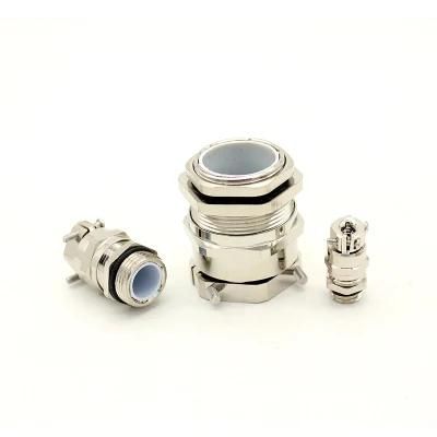 Waterproof IP68 M16 Brass Cable Gland Double Locked Cord Grip