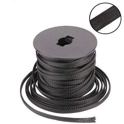 Factory Supplied Auto Wire Cable Lot Sleeving Sheathing 10m Pet Expandable Braided Sleeve