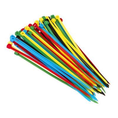 Plastic Soft Cable Zip Ties Multi Color Self-Locking Rubber Nylon Cable Tie