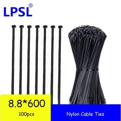 Manufacture UL Certificate Self Locking 100% Nylon Plastic Cable Zip Tie UV Resistant