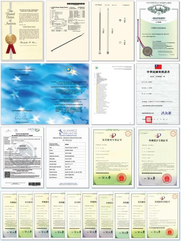 SGS Approved Hont Plastic Bag + Sticker Exporting Carton/Tray Nylon Tie Cable Accessories