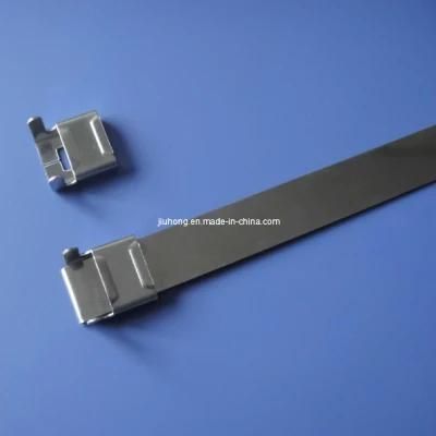 Uncoated Wing-Locking Stainless Steel Cable Ties L Type