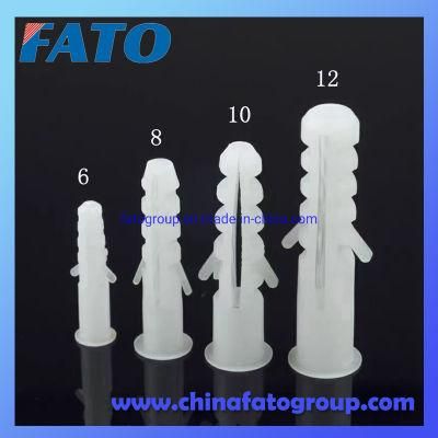 Plastic Expand Nail Plug Fixing Screw Nylon Expand Nail Plastic Expandable Grey White Anchor Wall Plug