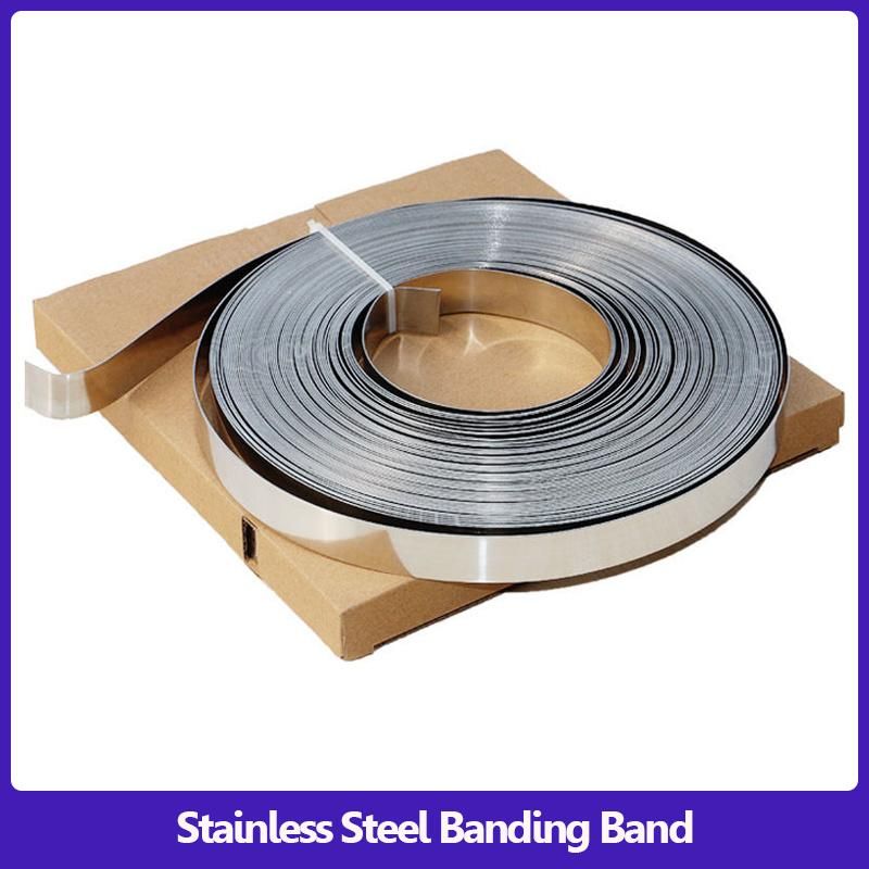 Wholesale 201 304 316 Stainless Steel Band ISO TUV Certificated Strapping Cable Ties Band