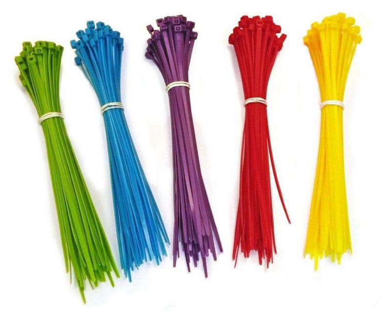 Zip Ties Plastic Black Color High Purity Source Factory Nylon Cable Ties