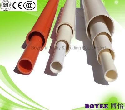 Raw Material Made PVC Plastic Pipe