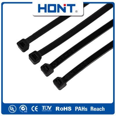 High Quality Black 3.6*180mm Self-Locking Nylon Cable Tie with SGS