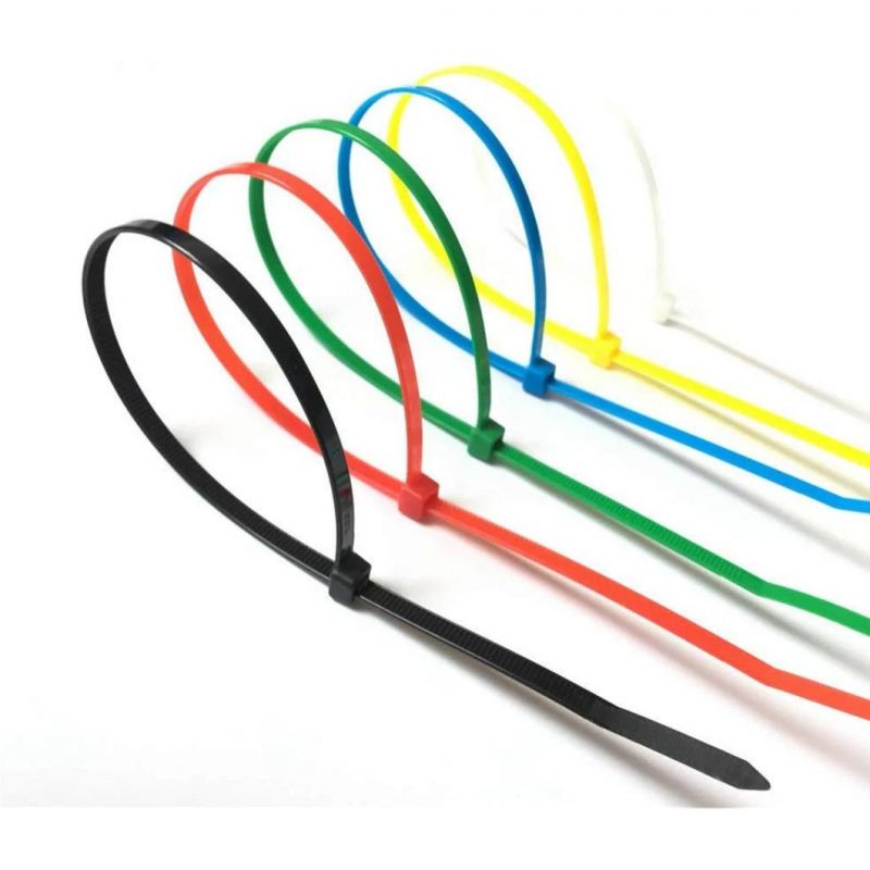 Lexible Plastic Zip Tie Adjustable Tie Wraps Nylon Cable Ties
