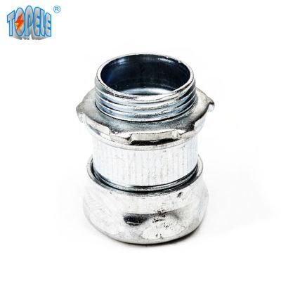 Galvanized Steel EMT Connector Compression Type