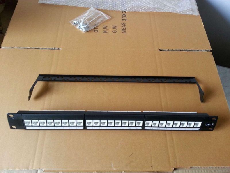 1u 19" UTP Cat5e Patch Panel 24 Port Patch Panel