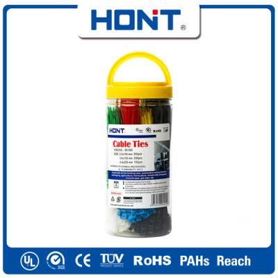 Box Packing Customized Self-Locking Nylon Cable Ties with RoHS