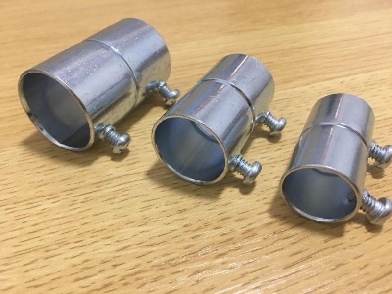 Steel EMT Couplings Set Screw Type for Fixing Tubes