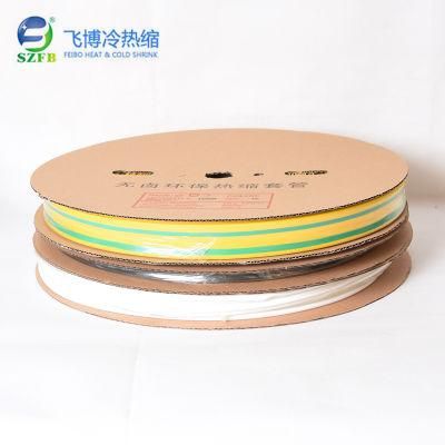 Yellow and Green Bicolor Color Heat Shrink Sleeves Low Pressure