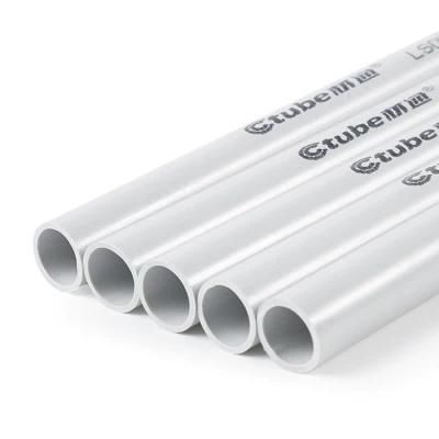 Customized UV Resistant 32mm Grey Plastic PVC Electrical Conduit Pipe Price