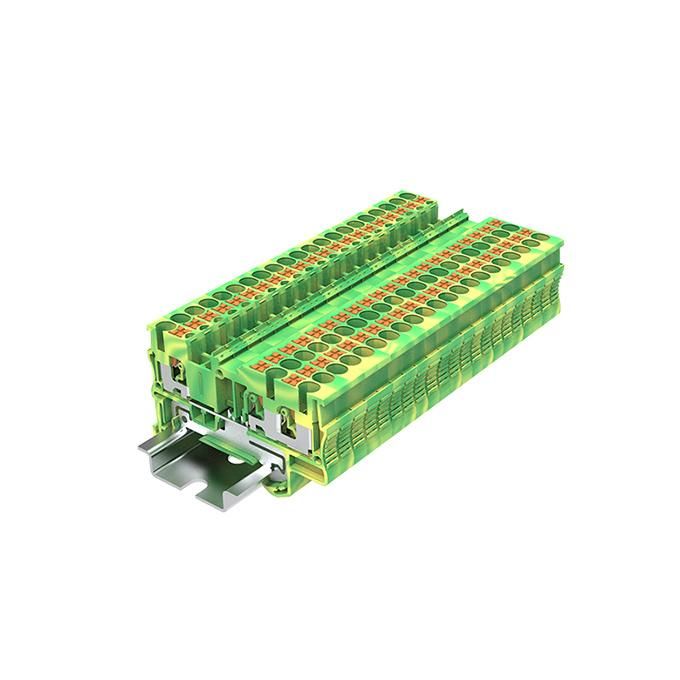 Hot Sale DIN Rail Push in Feed Through Spring Terminal